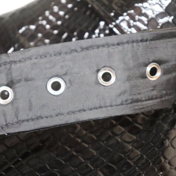 Eloquii X Refinery29 Faux Patent Black Skirt, Size 18, NWT - Picture 10 of 15